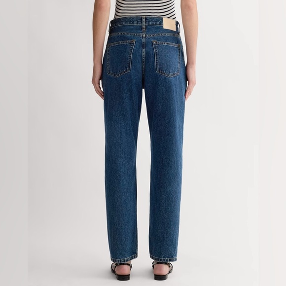Everlane The 90's Cheeky Jean in "Deep Atlantic" 100% Organic Cotton Ankle Sz 25 - Picture 4 of 14